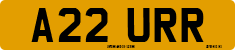 License plate of the United Kingdom, 1983 year system