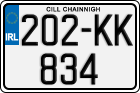 License plate of Ireland, Regular plates