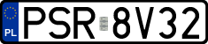 License plates of Poland, Regular car plates