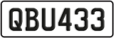 License plate of New Zealand, ABC1(23)