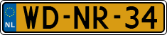 License plate of the Netherlands, Trailers