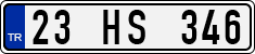 License plate of Turkey, Regular plates