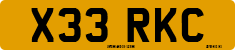 License plate of the United Kingdom, 1983 year system