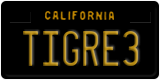 California, Vanity Plates
