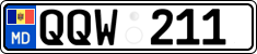License plate of Moldova, Cars (2015)