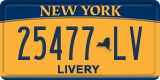 New York, Specialty plates (12345-AB)