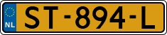 License plate of the Netherlands, Cars