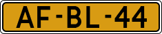License plate of the Netherlands, Allied Joint Force Command Brunssum