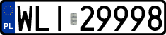 License plates of Poland, Regular car plates