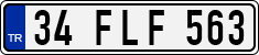 License plate of Turkey, Regular plates