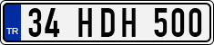 License plate of Turkey, Regular plates
