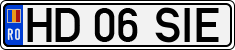 License plate of Romania, Regular plates