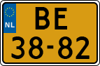 License plate of the Netherlands, Imported oldtimers (commercial vehicles)