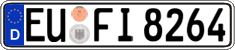 German license plate, Regular plates