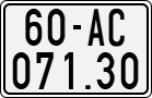License plate of Vietnam, Motorcycles