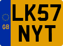 License plate of the United Kingdom, 2001 year system