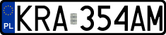 License plates of Poland, Regular car plates