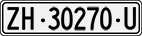 License plate of Switzerland, Dealer (with 