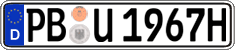 German license plate, Plates for oldtimers (type 