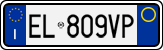 License plate of Italy, Cars (1994 year series)