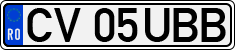 License plate of Romania, Regular plates