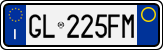 License plate of Italy, Cars (1994 year series)