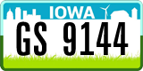 Iowa, Vanity Plates