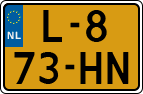 License plate of the Netherlands, Cars