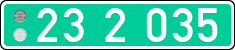 License plate of Lithuania, Diplomatic