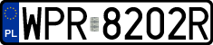 License plates of Poland, Regular car plates