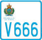 License plate of San Marino, Motorcycles