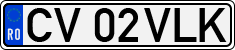 License plate of Romania, Regular plates