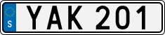 License plate of Sweden, Regular plates
