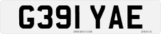 License plate of the United Kingdom, 1983 year system