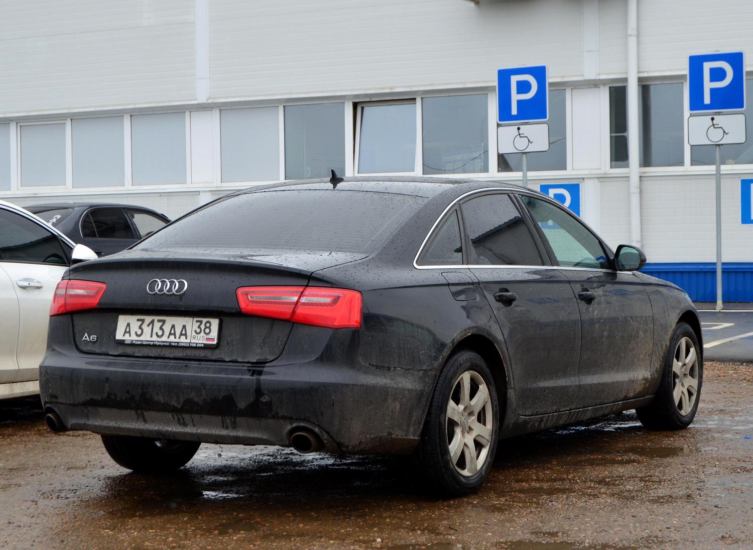 а 313 аа 38, Audi A6 4th gen Sedan (C7/4G2/4GC), 2011–2018