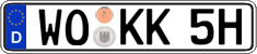German license plate, Plates for oldtimers (type 