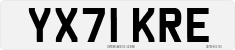 License plate of the United Kingdom, 2001 year system