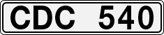 License plate of Sweden, Regular plates