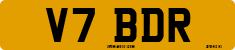 License plate of the United Kingdom, 1983 year system