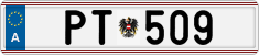 License plate of Austria, Official services and consulates