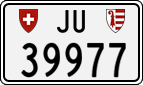 License plate of Switzerland, Cars