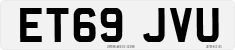 License plate of the United Kingdom, 2001 year system