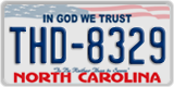 North Carolina, ABC-1234