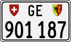 License plate of Switzerland, Cars