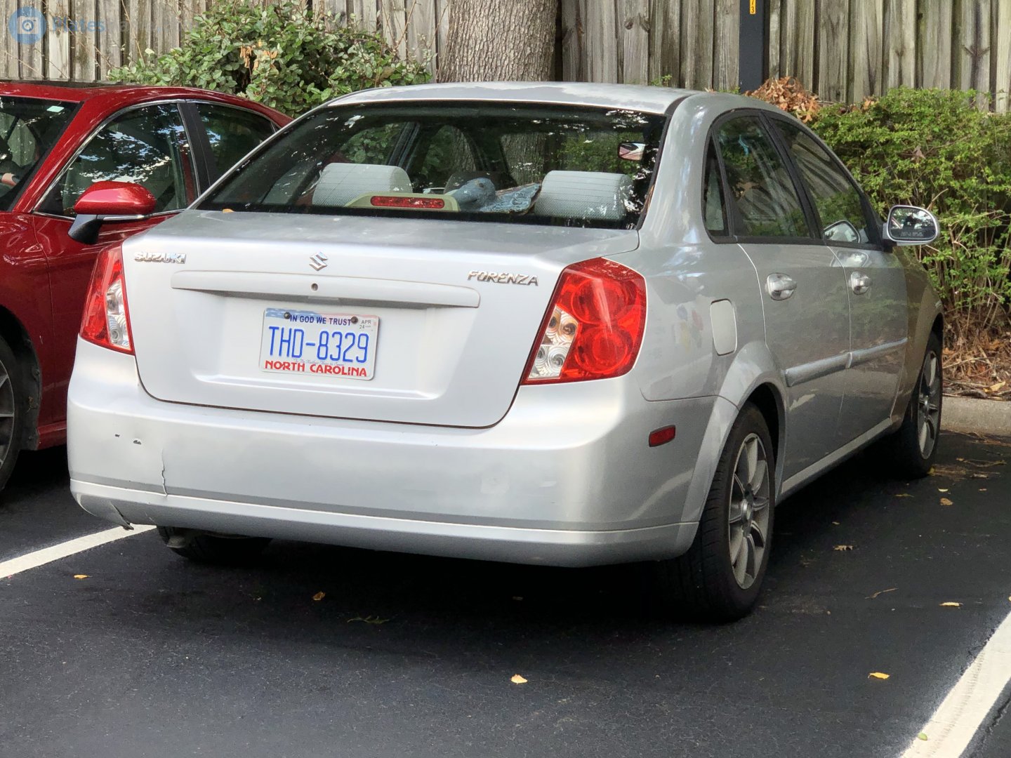 THD-8329, Suzuki Forenza 1st gen Sedan (J200; NA-market), 2003–2008