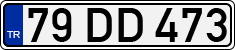 License plate of Turkey, Regular plates