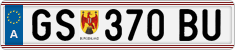 License plate of Austria, Regular plates