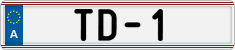 License plate of Austria, Diplomatic
