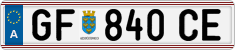 License plate of Austria, Regular plates