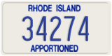 Rhode Island, Apportioned